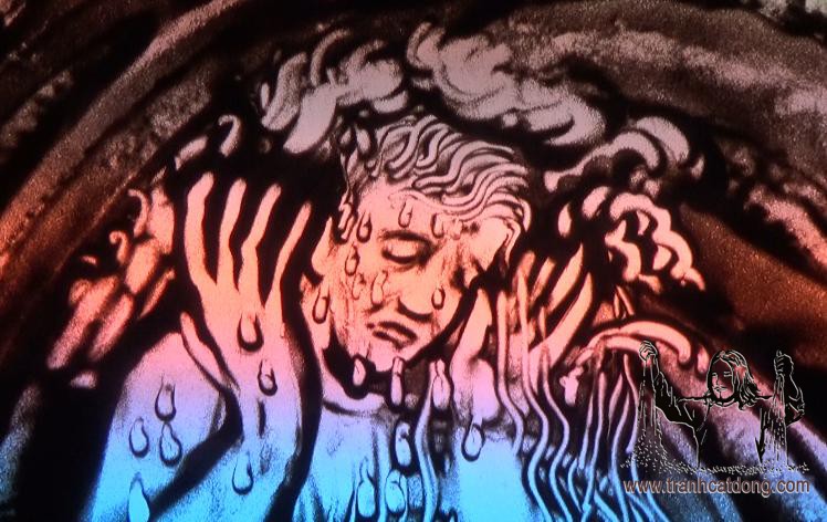 Biểu diễn tranh cát